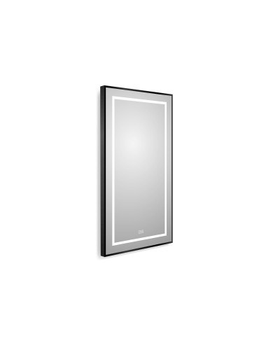 Зеркало в алюминиевой раме с подсветкой сенсорным выкл. и подогревом BelBagno SPC-KRAFT-500-900-LED-TCH-WARM-NERO