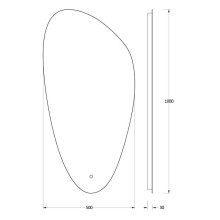 Зеркало 50х100 см Evoform Ledshine BY 2692