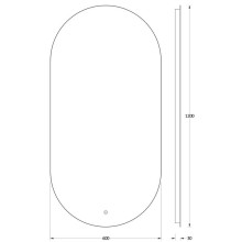 Зеркало 60х120 см Evoform Ledshine BY 2688