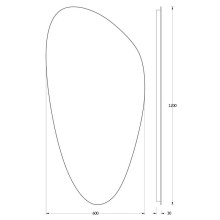 Зеркало 60х120 см Evoform Ledshine BY 2593
