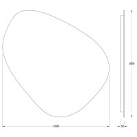 Зеркало 100х100 см Evoform Ledshine BY 2577