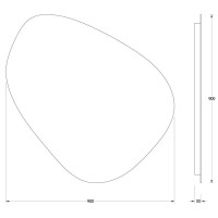 Зеркало 90х90 см Evoform Ledshine BY 2576