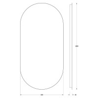 Зеркало 50х100 см Evoform Ledshine BY 2597