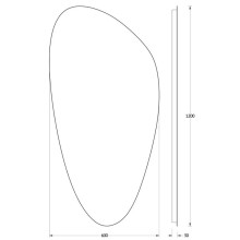 Зеркало 60х120 см Evoform Ledshine BY 2583