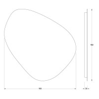 Зеркало 90х90 см Evoform Ledshine BY 2566