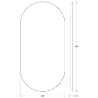 Зеркало 60х120 см Evoform Ledshine BY 2588