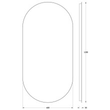 Зеркало 60х120 см Evoform Ledshine BY 2588