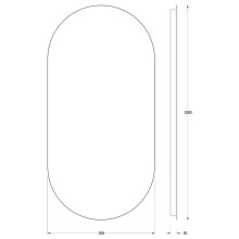 Зеркало 50х100 см Evoform Ledshine BY 2587