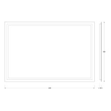 Зеркало 120х80 см Evoform Ledshine BY 2138