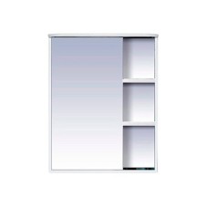 Венера - 55 Зеркало-шкаф лев. со светом белое