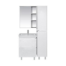 Венера - 55 Зеркало-шкаф лев. со светом белое