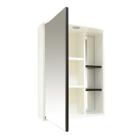 Венера - 55 Зеркало-шкаф лев. со светом комбинированное