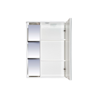 Венера - 55 Зеркало-шкаф прав. со светом комбинированное