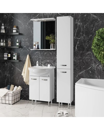 Зеркало 50х70 см белый глянец Onika Коралл 205023