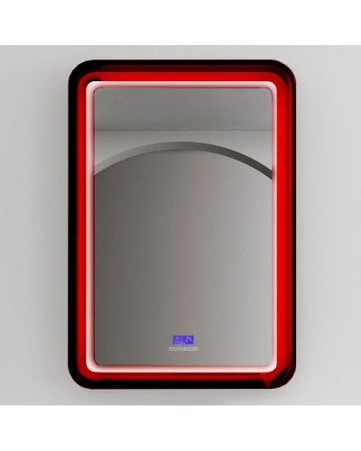 Зеркало 55х80 см красный Abber Kristall AT6701Rubin