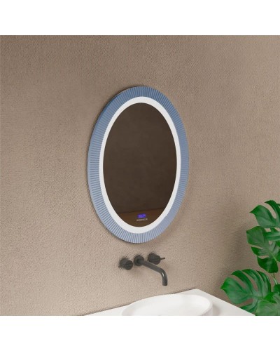 Зеркало 60х80 см голубой Abber Stein AS6601Blau