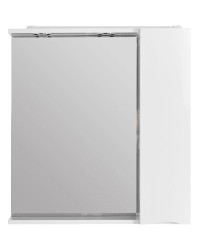 Зеркальный шкаф 60х75 см Bianco Lucido BelBagno Marino MARINO-SPC-600/750-1A-BL-P-R