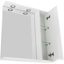 Зеркальный шкаф 60х75 см Bianco Lucido BelBagno Marino MARINO-SPC-600/750-1A-BL-P-R