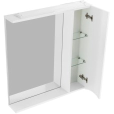 Зеркальный шкаф 60х75 см Bianco Lucido BelBagno Marino MARINO-SPC-600/750-1A-BL-P-R