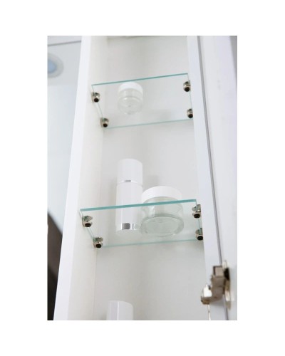 Зеркальный шкаф 60х75 см Bianco Lucido BelBagno Marino MARINO-SPC-600/750-1A-BL-P-R