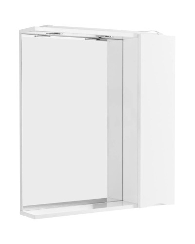Зеркальный шкаф 60х75 см Bianco Lucido BelBagno Marino MARINO-SPC-600/750-1A-BL-P-R