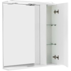 Зеркальный шкаф 60х75 см Bianco Lucido BelBagno Marino MARINO-SPC-600/750-1A-BL-P-R