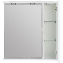 Зеркальный шкаф 60х75 см Bianco Lucido BelBagno Marino MARINO-SPC-600/750-1A-BL-P-R