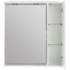 Зеркальный шкаф 60х75 см Bianco Lucido BelBagno Marino MARINO-SPC-600/750-1A-BL-P-R