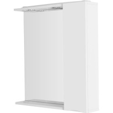 Зеркальный шкаф 60х75 см Bianco Lucido BelBagno Marino MARINO-SPC-600/750-1A-BL-P-R