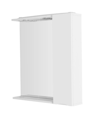 Зеркальный шкаф 60х75 см Bianco Lucido BelBagno Marino MARINO-SPC-600/750-1A-BL-P-R