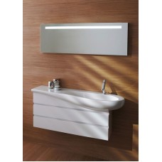 Зеркало Laufen Alessi One 120 с подсветкой Хром матовый