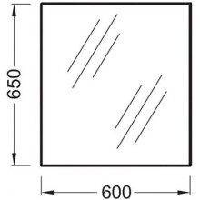 Зеркало Jacob Delafon Ola 60 EB1080-RU подвесное