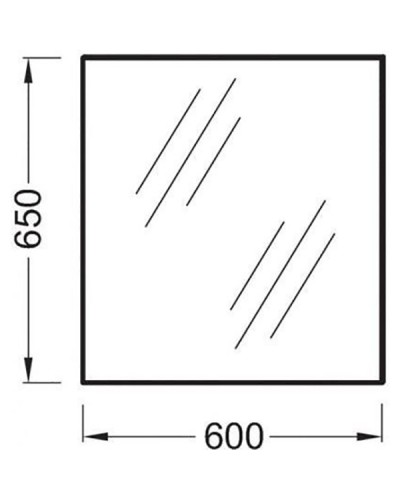 Зеркало Jacob Delafon Ola 60 EB1080-RU подвесное