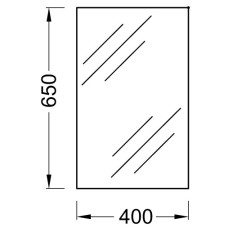 Зеркало Jacob Delafon Formilia 40 EB1044-NF подвесное