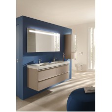 Зеркало Jacob Delafon Formilia 120 EB1163-NF с подсветкой и подогревом с сенсорным выключателем и часами