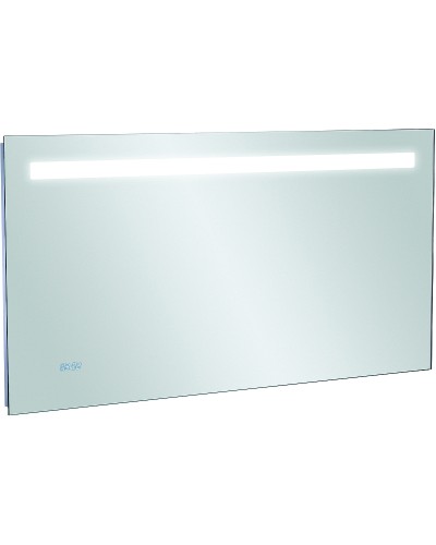 Зеркало Jacob Delafon Formilia 120 EB1163-NF с подсветкой и подогревом с сенсорным выключателем и часами