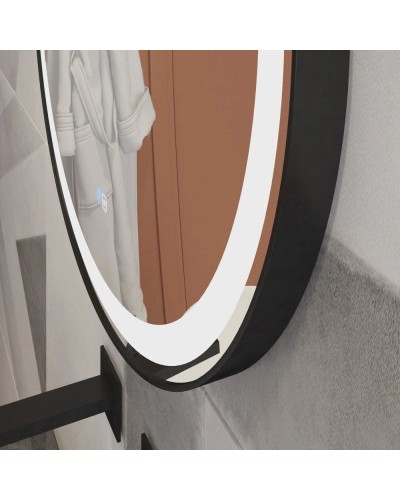 Зеркало 100,7х100,7 см Cezares Cadro CZR-SPC-CADRO-1000-LED-TCH-WARM