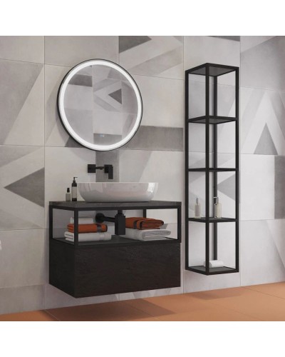 Зеркало 60,7х60,7 см Cezares Cadro CZR-SPC-CADRO-600-LED-TCH-WARM