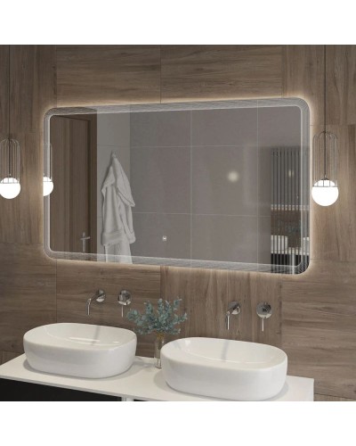 Зеркало 140х80см Cezares Duet CZR-SPC-DUET-1400-800-LED-TCH