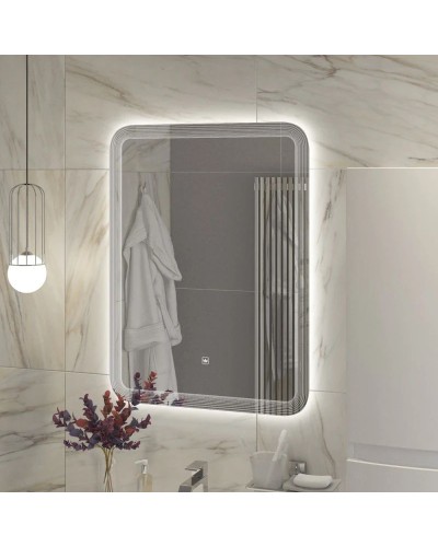 Зеркало 60х80см Cezares Duet CZR-SPC-DUET-600-800-LED-TCH