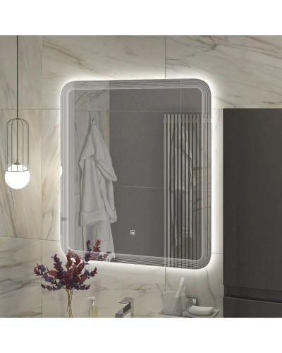 Зеркало 70х80см Cezares Duet CZR-SPC-DUET-700-800-LED-TCH