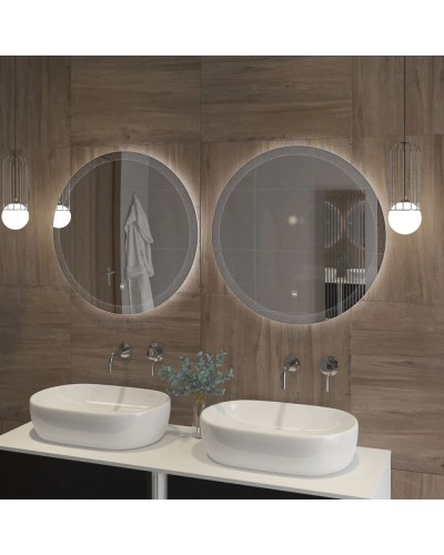 Зеркало 60х60 см Cezares Eco CZR-SPC-ECO-600-LED-TCH