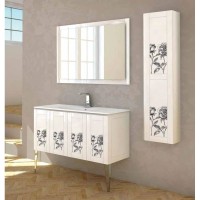 Зеркало 120х80 см белый глянец Cezares 45009