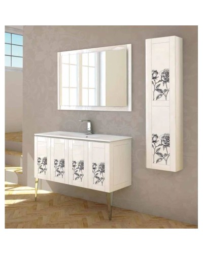 Зеркало 120х80 см белый глянец Cezares 45009