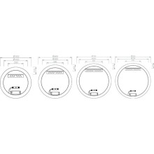 Зеркало 60х60 см Ravak Luna I X000001578