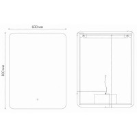 Зеркало 60х80 см Grossman Elegans 176080