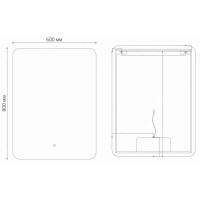 Зеркало 60х80 см Grossman Elegans 1760801