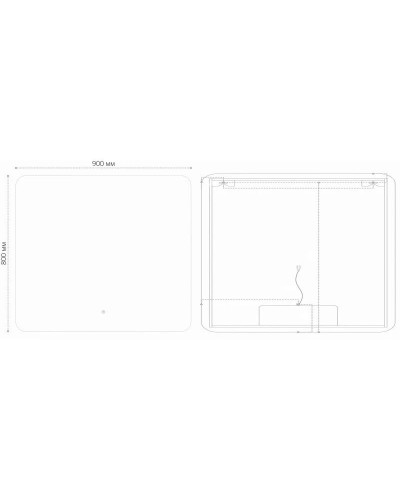 Зеркало 90х80 см Grossman Elegans 1790801