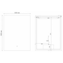 Зеркало 60х80 см Grossman Pragma 186080