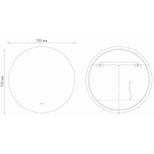 Зеркало 70х70 см Grossman Cosmo 1970701